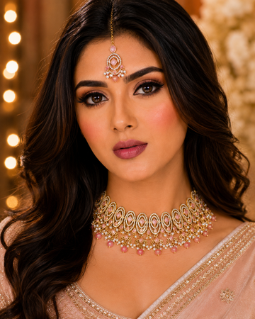 Royal Blush Pink Choker Set